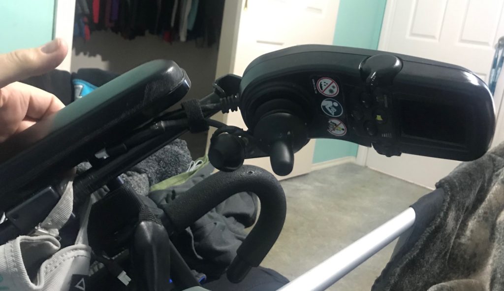 the wheelchair controller is wobby and cannot be fixed adequately to the chair. It is pictured at right angles to where it should be. and the warning device is broken