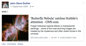 My last FB update before walking to the school.