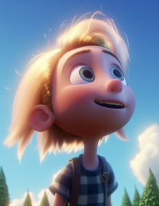 Is Australia still the lucky country? - a young girl looking up to the blue sky